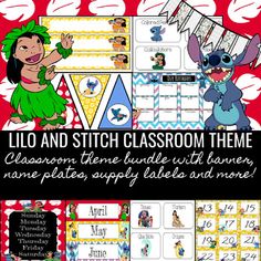 lilo and stitch classroom theme