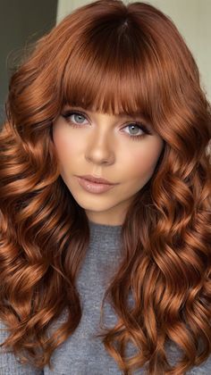 fall hair colors 2024 copper Brown Curls, Professional Tips, Hair Maintenance