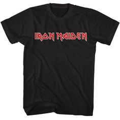 *Officially Licensed by American Classics* An officially licensed adult Iron Maiden shirt. All styles are made from 100% cotton.  This is the perfect shirt for any fan of the heavy metal band. ~Tag us and post a picture of you wearing this shirt on Instagram and receive a $5 discount on your next order~ @Buycoolshirts Care Information: Wash inside out and use cold water. Do NOT use bleach or iron over the decal. Cotton Band Merch T-shirt With Logo, Band Merch Cotton T-shirt With Band Logo, Band Logo Cotton T-shirt, Cotton Band Logo T-shirt Merch, Band Logo Cotton T-shirt For Fans, Rock Style Cotton T-shirt With Logo Print, Band Merch Screen Print Shirt For Fan Conventions, Cotton Band Merch Shirt With Logo Print, Cotton Band Merch Shirt With Logo