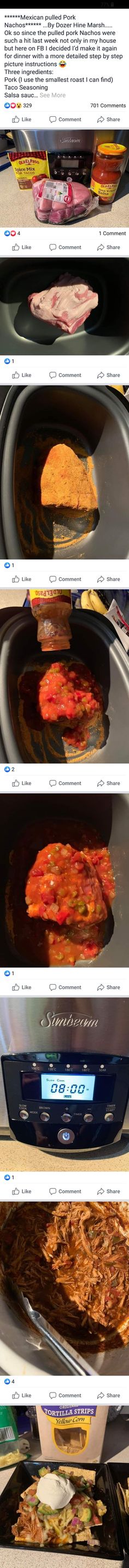 four different views of food cooking in an oven