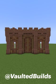 an image of a brick building in minecraft