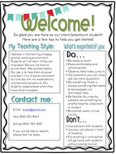 the welcome poster for students to use in their classroom