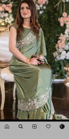 Beautiful Sarees Royals, Net Embroidery Saree, Basement Shop, Sari Designs, Kajol Saree, Sarees Party Wear, Cotton Blouse Design, Net Embroidery, Saree Wearing Styles