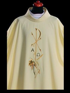 Brand new Chasuble and matching table. embroidered. Fabric is very light. Total length 130 cm Choir Robes, Handmade Brand, Embroidered Fabric, May 2024, Poland, Art Collection, Bathing Beauties, Ships, Purses And Bags