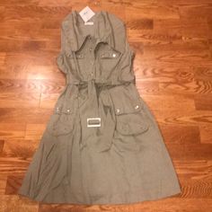 Cool “ Military” Style Calvin Klein Dress Great Pockets And Casual Style Khaki Color Brand New, Never Worn, Tags Attached Pink Sheath Dress, Halter Cocktail Dress, Cowl Neck Sweater Dress, Calvin Klein Shorts, Red Bodycon, Red Bodycon Dress, Calvin Klein Red, Long Sweater Dress, Black Sweater Dress