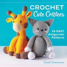 crochet cute critters 26 easy amigurmi patterns by susan zimmerman