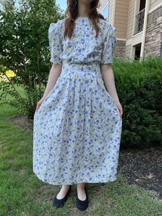 Vintage Laura Ashley Cottagecore Dress 1930's Style - Etsy Laura Ashley Clothing Vintage, Laura Ashley Dresses, 1980s Laura Ashley, Vintage Laura Ashley Dress, Laura Ashley Vintage Dress 1980s, Ralph Lauren Skirts, 1930's Style, Vintage Laura Ashley, Cotton Nightgown