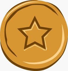 a gold medal with a star on it