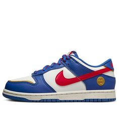 (PS) Nike Dunk Low Next Nature 'Superhero' FD0673-400 (SNKR/Cozy/Skate/Low Top/Classic/Wear-resistant) Nike Sporty Skate Shoes For School, Blue Sporty Skate Shoes For School, Nature Superhero, Nike Dunk Low Next Nature, Classic Wear, Nike Dunk Low, Dunk Low, Nike Dunk, Stylish Sneakers