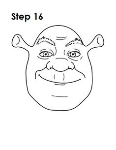 an image of a face with the words step 16