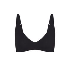 Ultimate comfort and buttery-soft support meet a flattering wireless plunge silhouette that molds to your body. This stretchy style has unlined cups and... Plunge Bra Black, Classic Seamless Intimates At Cheap Price, Cheap Basic Black Intimates, Cheap Black T-back Intimates, Greek Life, Plunge Bra, Be True To Yourself, Christmas 2024, Bra Sizes