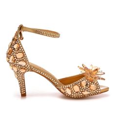 Details: Style:?Gorgeous Embellishment: Rhinestone, crystal Heels Type:?Stiletto Heel height:?2.95inch Closure Type:?one-strap buckle Toe: Peep Toe Upper Material:?PU Leather Sole Material:?Rubber Lining Material:?PU Leather Lace Bolero Jacket, Silicone Bra, Lace Bolero, Bridal Tops, Elegant High Heels, Crystal Heels, Ankle Strap High Heels, Applique Wedding, Bridal Lace