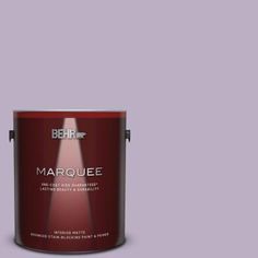 the behr marquee paint is shown in red