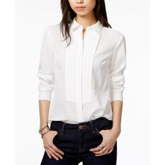 Tommy Hilfiger Tuxedo Shirt Tommy Hilfiger Long Sleeve Work Shirt, Tommy Hilfiger Long Sleeve Shirt For Work, Tommy Hilfiger Button-up Tops For Spring, Tommy Hilfiger Long Sleeve Blouse For Spring, Tommy Hilfiger Long Sleeve Blouse, Tommy Hilfiger Spring Workwear Shirt, Fitted Tommy Hilfiger Shirt For Workwear, Tommy Hilfiger Spring Workwear Blouse, Tommy Hilfiger Spring Blouse For Work