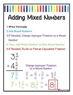 adding mixed numbers worksheet