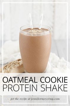 Oatmeal Protein Shake, Oatmeal Shake, Oatmeal Cinnamon, Vegan Protein Shake, Protein Powder Shakes, Chocolate Protein Shakes, Breakfast Shakes