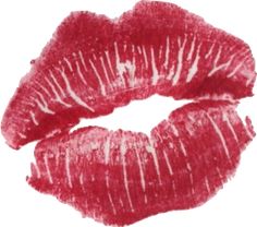 a close up of a red lipstick on a white background