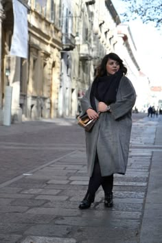 Chubby Girl Fashion, Plus Size Looks, Plus Size Fall Outfit, Cute Plus Size, Shirred Dress, Plus Size Fall, Mode Casual, Plus Size Coats