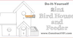 a bird house and feeder with the words do it yourself