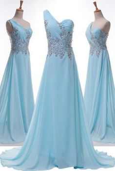 Embellished Chiffon Prom Evening Dress, Chiffon Evening Dress For Prom And Homecoming, Embellished Chiffon Evening Dress For Prom, Chiffon Prom Dress With Sweep Train For Prom Season, Prom Chiffon Dress With Sweep Train And Floor-length, Embellished Chiffon Prom Gown, Chiffon Evening Dress With Sweep Train For Prom, Floor-length Chiffon Prom Dress With Sweep Train, Embellished Chiffon Gown For Prom