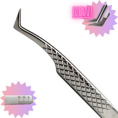 Just grab and go! The improved design allows you to pick up every lash making your job easier. Our fiber tip tweezers have a fine hex pattern at the tip for improved grip. Available in 9 Styles | Volume Tweezers | MegaVolume Tweezers Lashes, Pick Up, Custom Design, Tools, Make It Yourself, Pattern, Design