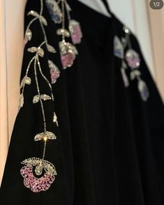 Fancy Dress Material, Flatlay Clothes, Velvet Suit Design, High Waisted Floral Skirt, Abaya Designs Latest, Dress Patterns Diy, Embroidery Fashion Detail