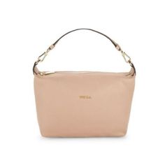 This Pebbled Leather Bag With Optional Straps Is Made By Furla. It Is Brand New With Tags. It Has A Removable Top Handle With A 4" Drop As Well As A Removable, Adjustable Shoulder Strap With A 22"-24" Drop. It Has A Top Zip Closure And One Inside Open Pocket. Inside, There Are Three Card Slots. It Is Fully Lined And Includes The Original Dust Bag. It Is A Buttery Pale Pink Or 'Moonstone' Leather. Dimensions : 10"W X 7"H X 3.5" I Have The Same Furla Purse, New And With Tags, In Purple, Black, And Luxury Pink Pouch Satchel, Luxury Pink Pouch-shaped Satchel, Pink Chic Evening Bag For Formal Occasions, Classic Pink Evening Shoulder Bag, Classic Pink Shoulder Bag For Evening, Feminine Formal Shoulder Bag With Top Handle, Feminine Evening Satchel With Detachable Handle, Elegant Blush Evening Clutch, Classic Pink Evening Bag