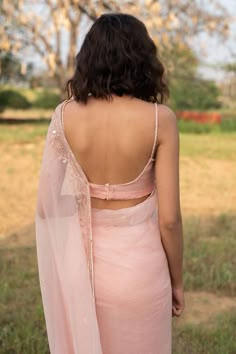 Blush Pink Saree, Pink Saree Silk, Fancy Sarees Party Wear, Padded Blouse, Border Saree, Square Crystal, Saree Silk