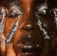 Afro Goth, Disco Queen, Glitter Face, Glam Photoshoot, Age Of Aquarius, Editorial Magazine, Bargain Shopping, Color Wave, Body Glitter