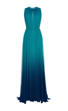 Elie Saab Turquoise Degrade Silk Georgette Dress Turquoise Silk Georgette Dress, Ombre Dress, Turquoise Dress, Georgette Dress, Dresses Elegant, Looks Chic, Gorgeous Gowns, Elie Saab, Fancy Dresses