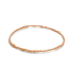 An uncluttered beauty that seems almost primal. Liberated from fuss, our Old Money Bangles focus on form with a seductive texture that lures you in. Offered here in 18k rose gold. This listing is for one 18k Rose Gold Bangle Inside bangle diameter measurement: roughly 2 3/8" To determine the best fit, please measure the inside diameter of one of your favorite narrow bangles by laying a ruler laying over top. The diameter needs to go over the widest part of your hand For additional sizes, please Elegant Hammered Rose Gold Bracelets, Money Collection, Rose Gold Bangle, Gold Bangle, Gold Hoop, Gold Bangles, Designer Earrings, 18k Rose Gold, Old Money