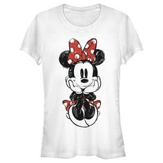 a women's t - shirt with minnie mouse on it