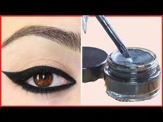 Check out how You can make your own kajal or liner at home without beeswax or charcoal! Isn’t that interesting? You might or might not be known, but kajal ma... Charcoal Eyeliner, Gold Eye Makeup Tutorial, Eyeliner Application, Gold Eye Makeup, Kajal Eyeliner, Beads Craft Jewelry, Circle Mehndi Designs, Beauty Tips For Glowing Skin