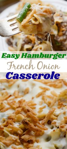 Frozen Casserole, Baked Green Bean Recipes, Beef Ideas, Hamburger Dishes, Meat Casserole