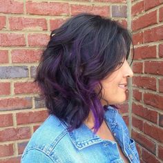 Best Ombre Hair, Purple Ombre Hair, Color Formulas, Ombre Purple, Highlights Hair, Layered Bob Hairstyles, Super Hair