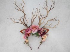 This beautiful antler headband is a lovely accessory, perfect for a party or photo-shooting session. Our stunning faux flowers look like the real. Head circumference:  one size fits all (adjustable) / fits adults Faun Costume, Antler Flower, Antler Headband, Floral Headband, Deer Antler, Floral Headbands, Deer Antlers, Head Band, Fall Photos