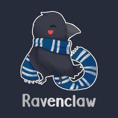 the ravenclaw is wearing a scarf around his neck