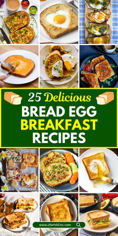 25 delicious bread egg breakfast recipes