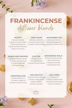 Frankincense diffuser blends, aromatherapy, science of essentials, hearth, grounding, cozy up How To Organize Essential Oils, Frankincense Diffuser Blends, Log Cabin Christmas, Fitness Books, Notes Ideas, Essential Oil Blends Recipes