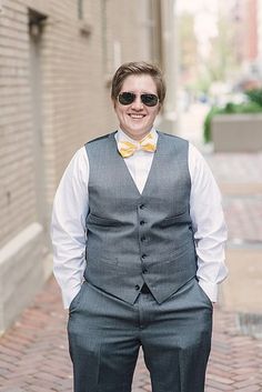 16 Dapper Brides Who Said No To A Dress Dapper Bride, Lesbian Wedding Outfits, Suits Style, Lgbt Wedding, Gettin Hitched