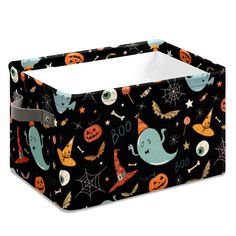 an image of halloween pattern storage box