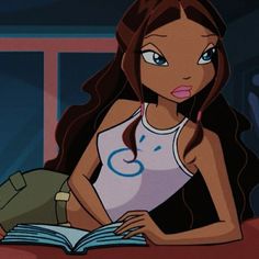 Aisha Winx, Cartoon Girl, A Cartoon, Winx Club, Reading