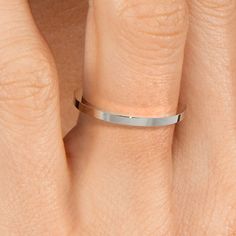 1.5mm Quattro Wedding Ring - 18K White Gold. Elegant and sleek, this versatile wedding ring features a square band that creates a delicate and contemporary look. Platinum Wedding Rings, Wedding Anniversary Rings, Brilliant Earth, Anniversary Rings, Wedding Ring, Platinum, Jewelry Rings, Jewelry Accessories, Wedding Rings