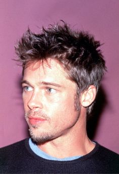 Spiked Hairstyles, Messy Fade, Brad Pitt Short Hair, Brad Pitt Haircut, Brad Pitt Hair, Spiky Hairstyles, Mens Haircuts Short Hair, Men's Short Hair, Spiky Hair