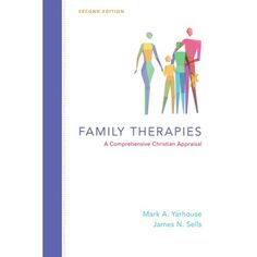 a book cover for family therapies