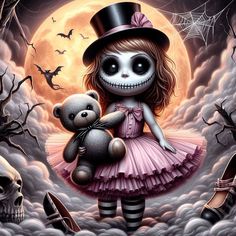 Relaxing Activities, Skull Wallpaper, Jack And Sally, Gothic Art, Big Eyes, Mosaic Crafts, Painting Kits, Sugar Skull, Diamond Painting