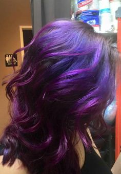 Purple to pink bayalage Pink Bayalage, Aka Birthday, Blue Hair Highlights, Purple Hair Color, Hair Dyes, Fashion Hairstyles, Nice Hair, Boring Hair, Birthday Hair