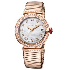 Bvlgari Watch Women, Bvlgari Watch, Bvlgari Gold, Bvlgari Rose, Armani Watches, Watch Women, Italian Jewelry, Rose Gold Case, House Gifts