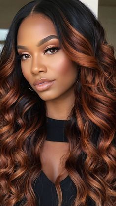 Effortless Copper on Dark Hair Copper On Dark Hair