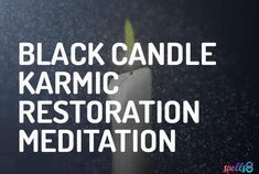 Black Candle: Karmic Balance + Protection – Spells8 Candle Magic Spells, Energy Therapy, Meditation Candles, Black Candle, Removing Negative Energy, How To Prevent Cavities